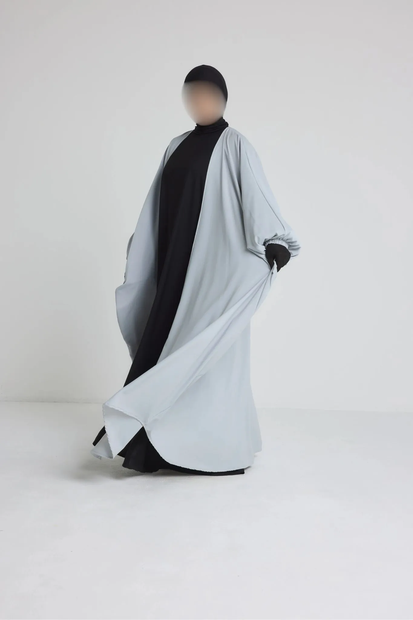 Kimono manche serré en soie de médine - Image 21