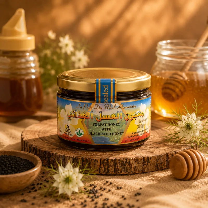 Miel de Nigelle, Gelée Royale & Pollen (300g) — River Of Honey