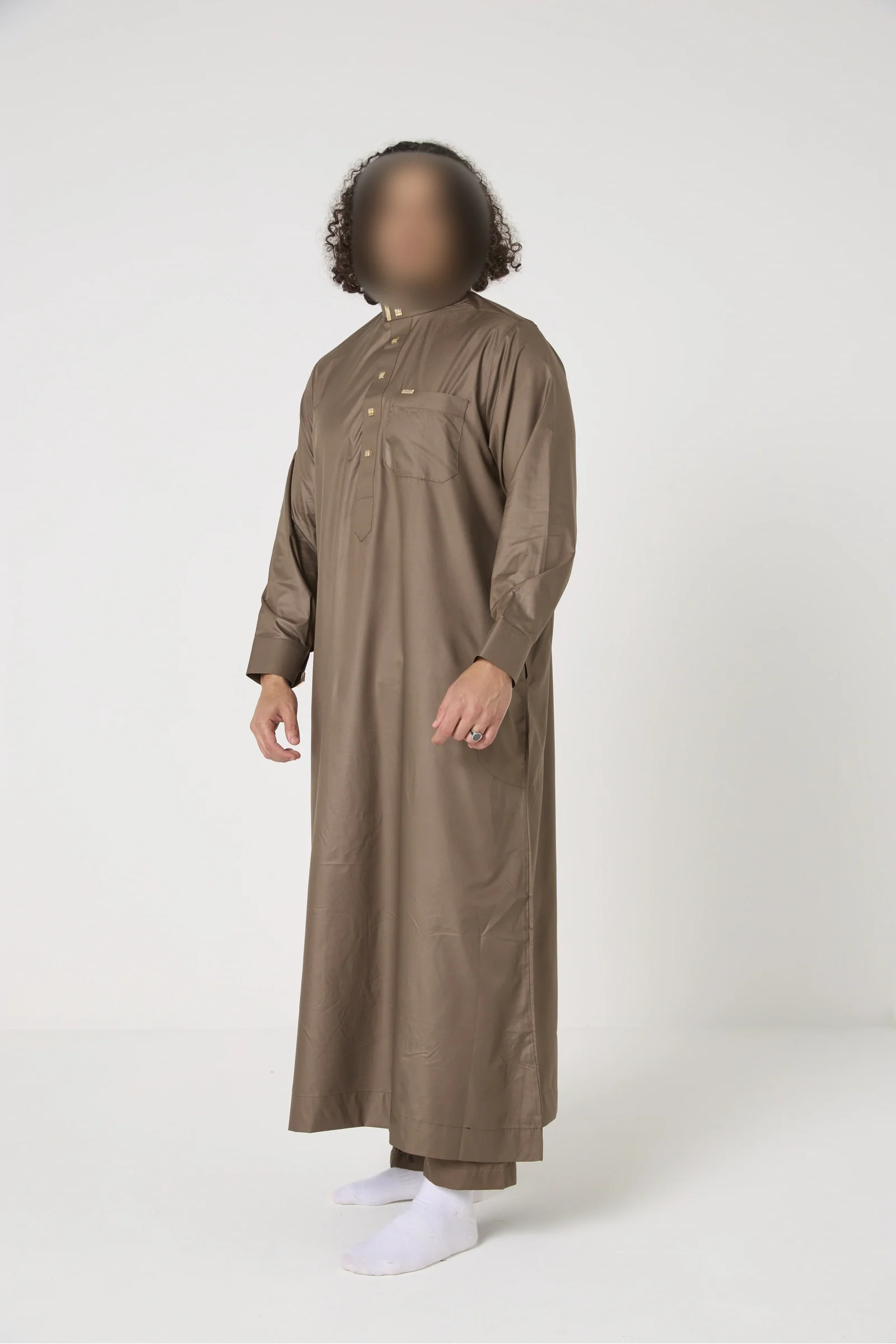 Qamis Al Haramain col avec pantalon - Image 13