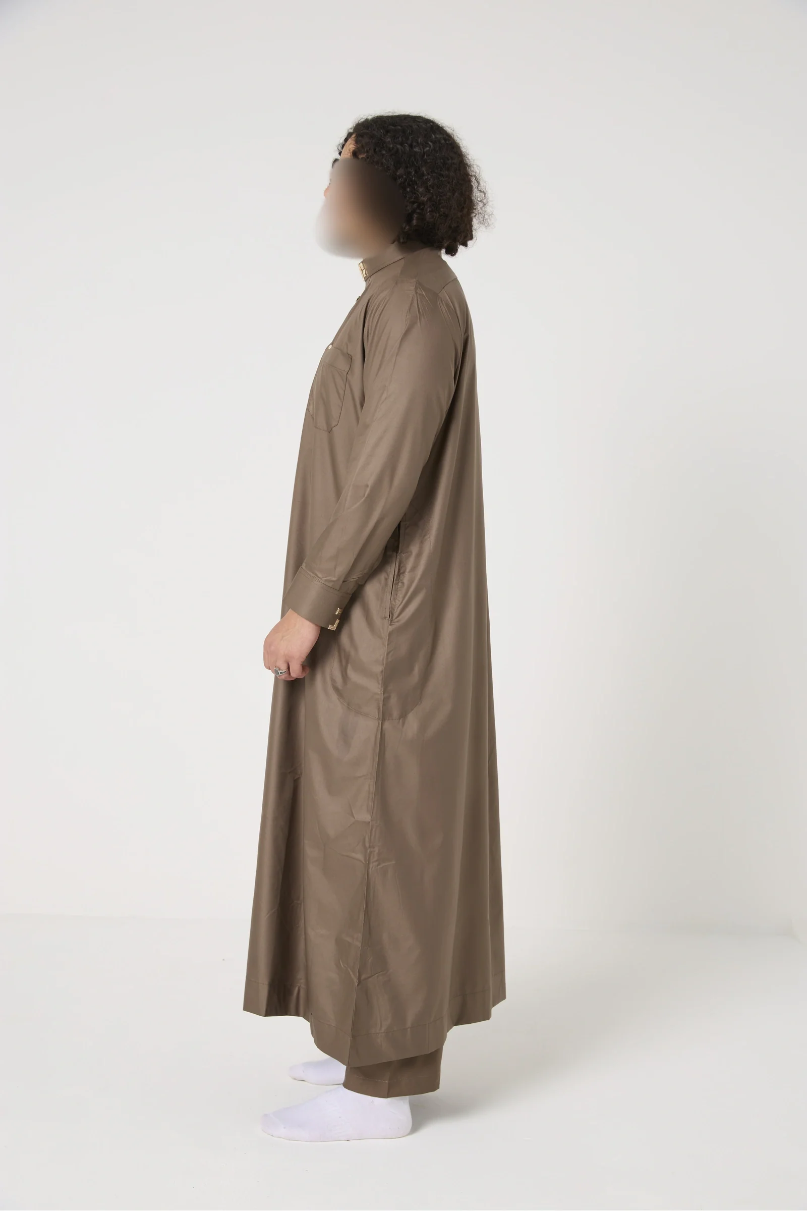 Qamis Al Haramain col avec pantalon - Image 14