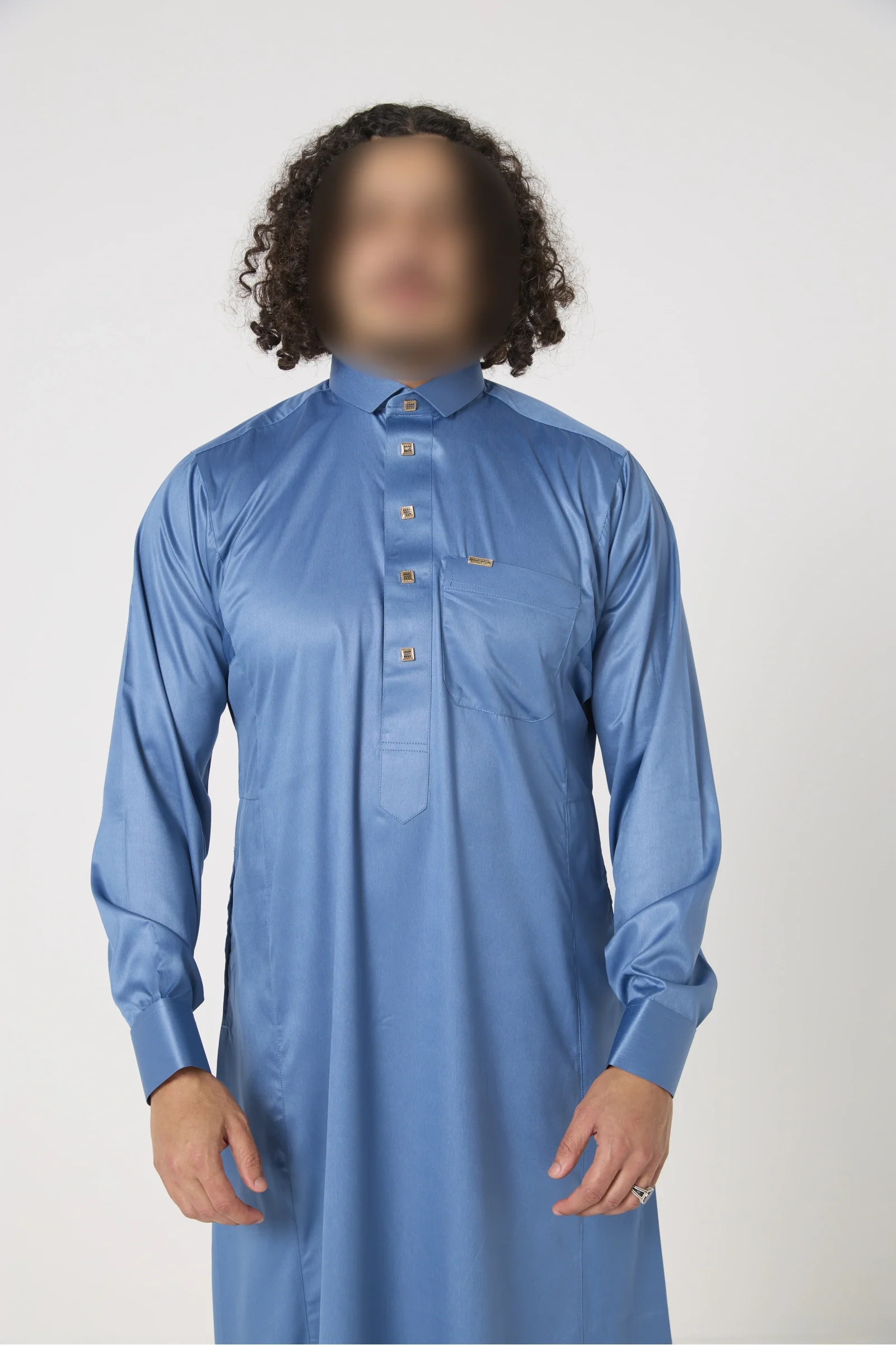 Qamis Al Haramain col sans pantalon - Image 5