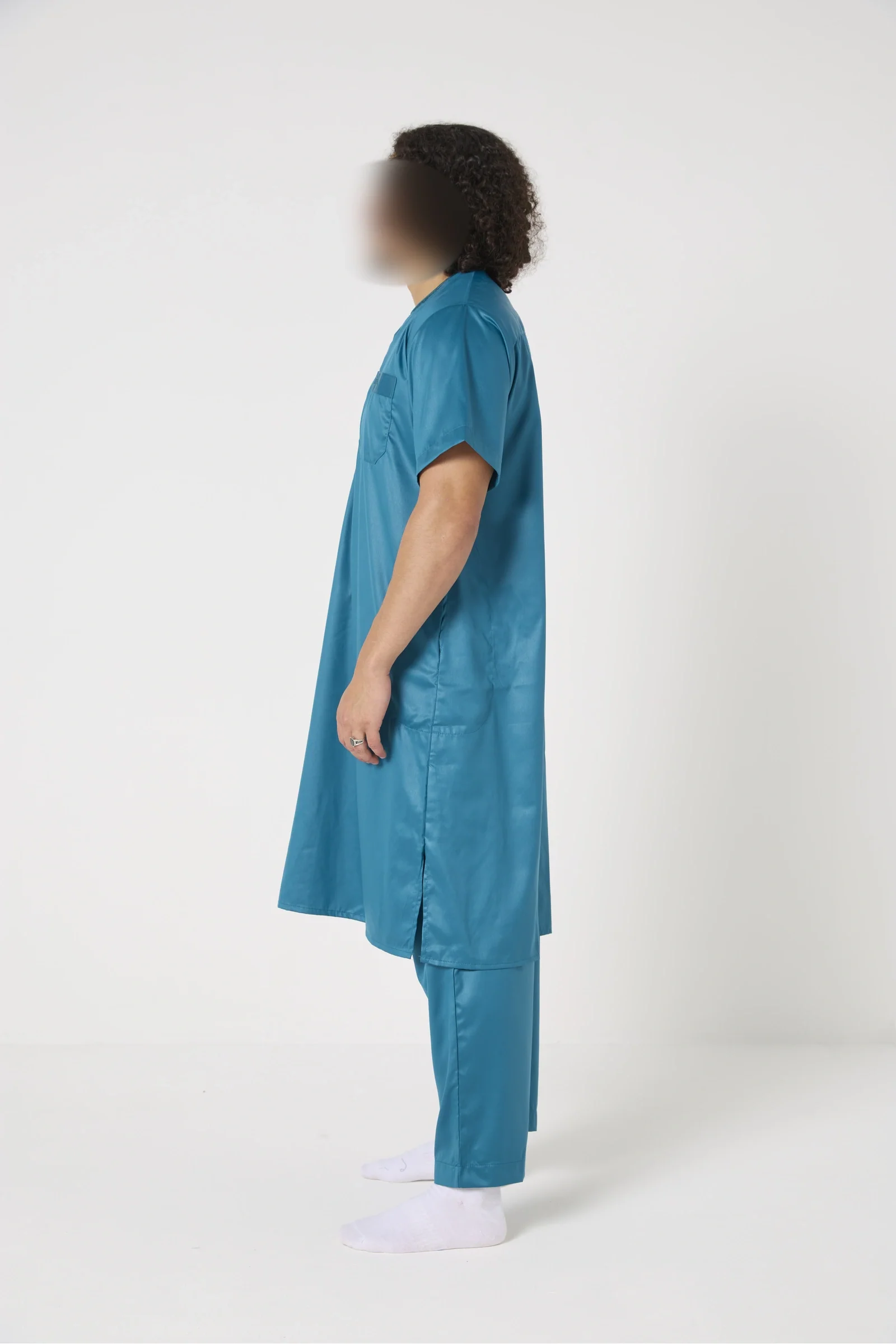 Qamis ensemble style pakistanais manche courte Atlas - Image 6