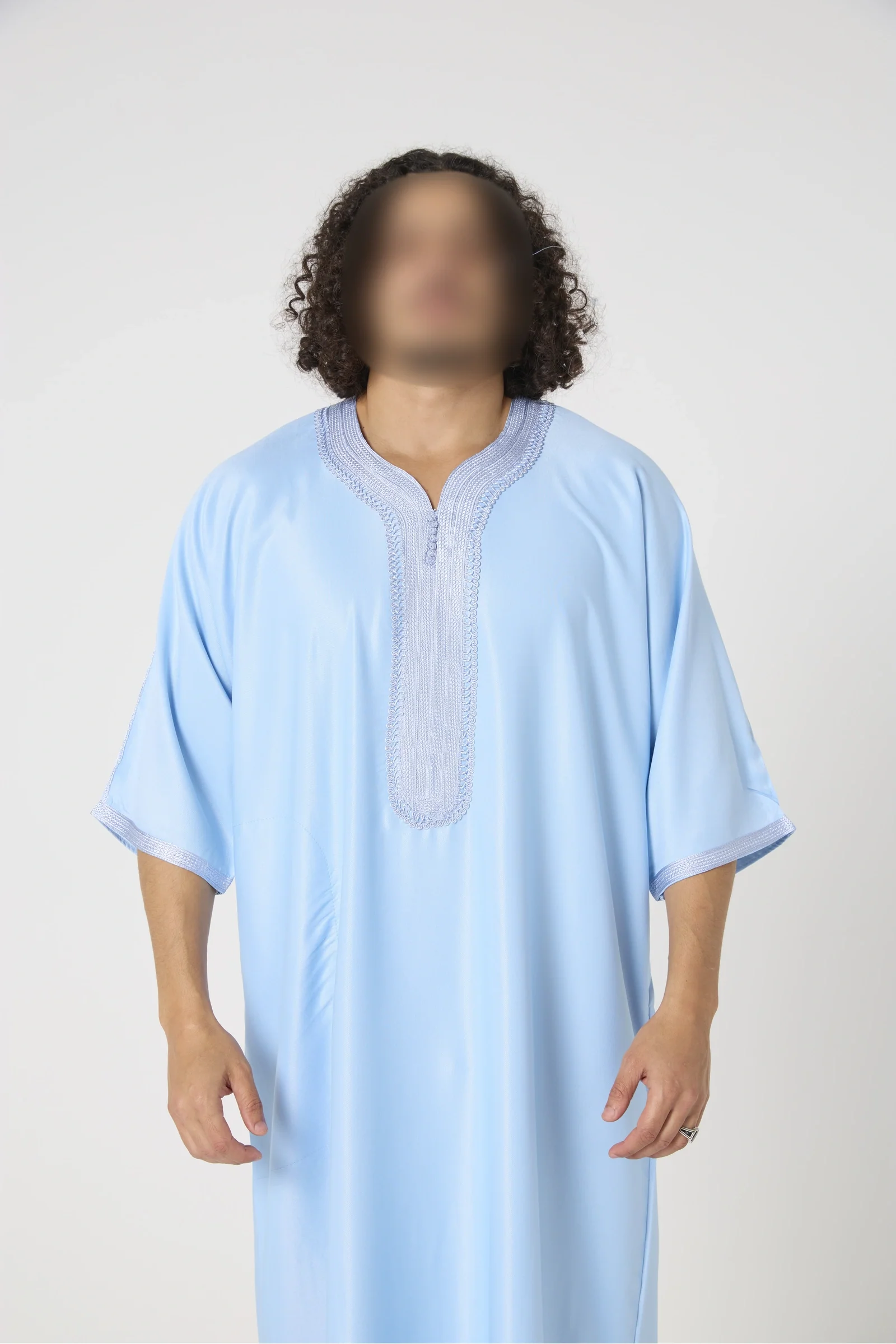 Qamis Marocain col orné - Image 11