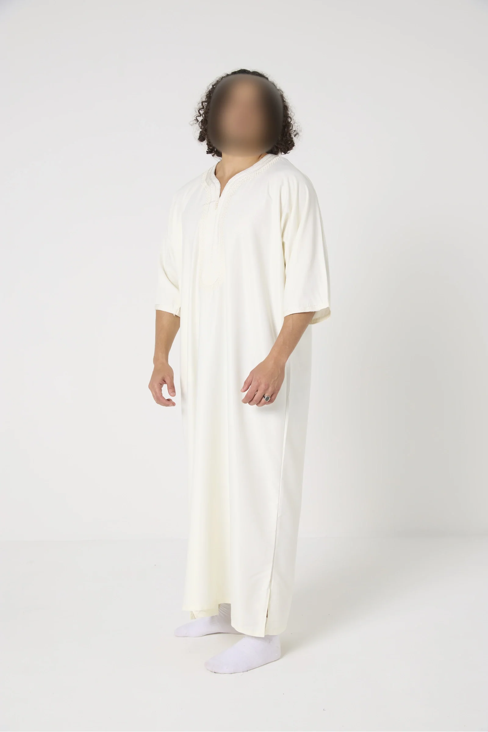 Qamis Marocain col orné - Image 13