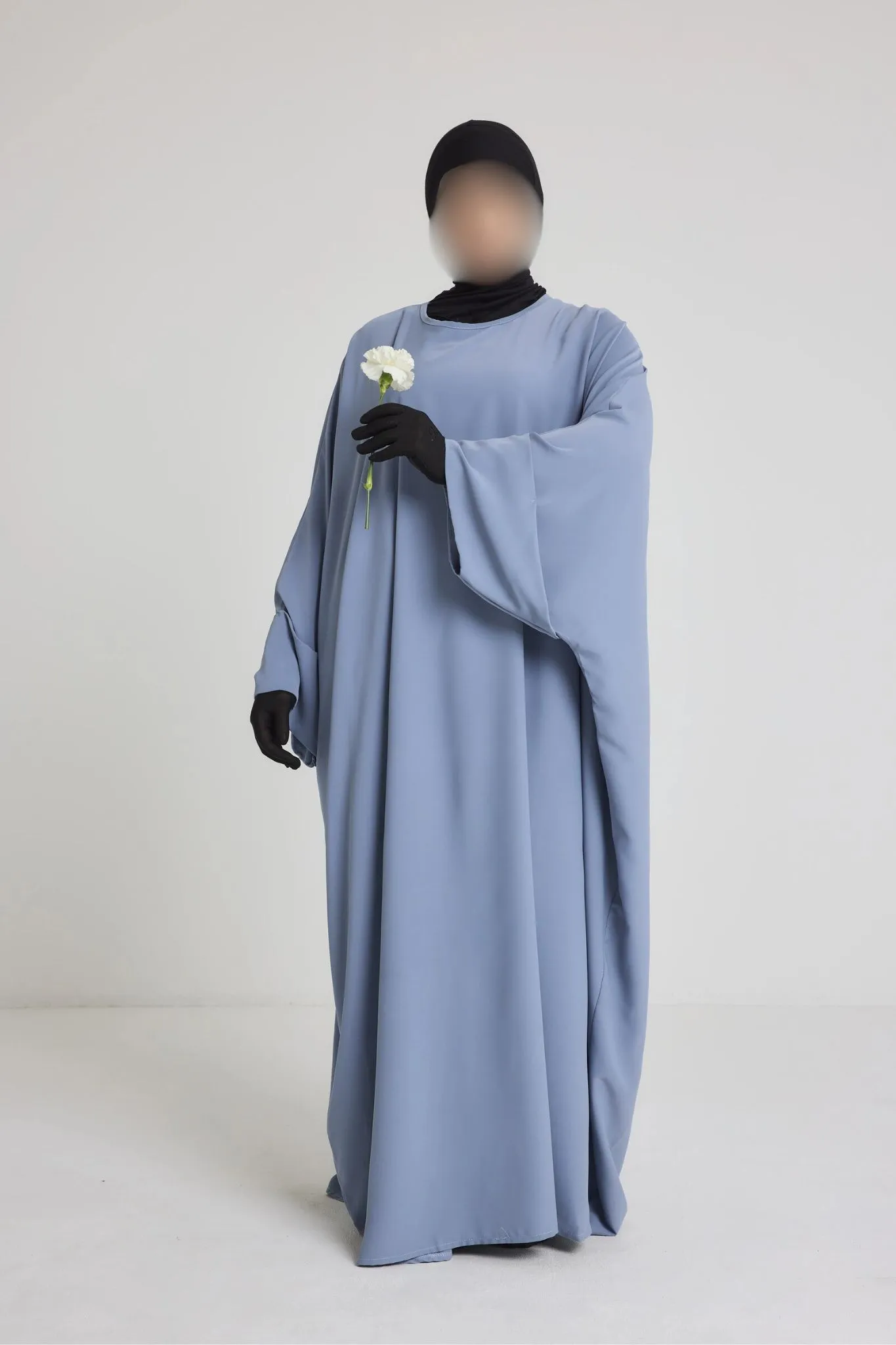 Robe Nour - large et manche large avec bouton - Image 35