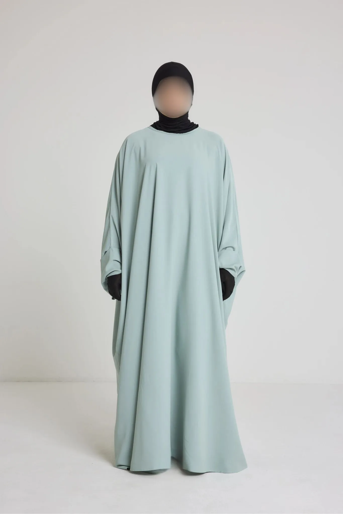 Robe Nour - large et manche large avec bouton - Image 37
