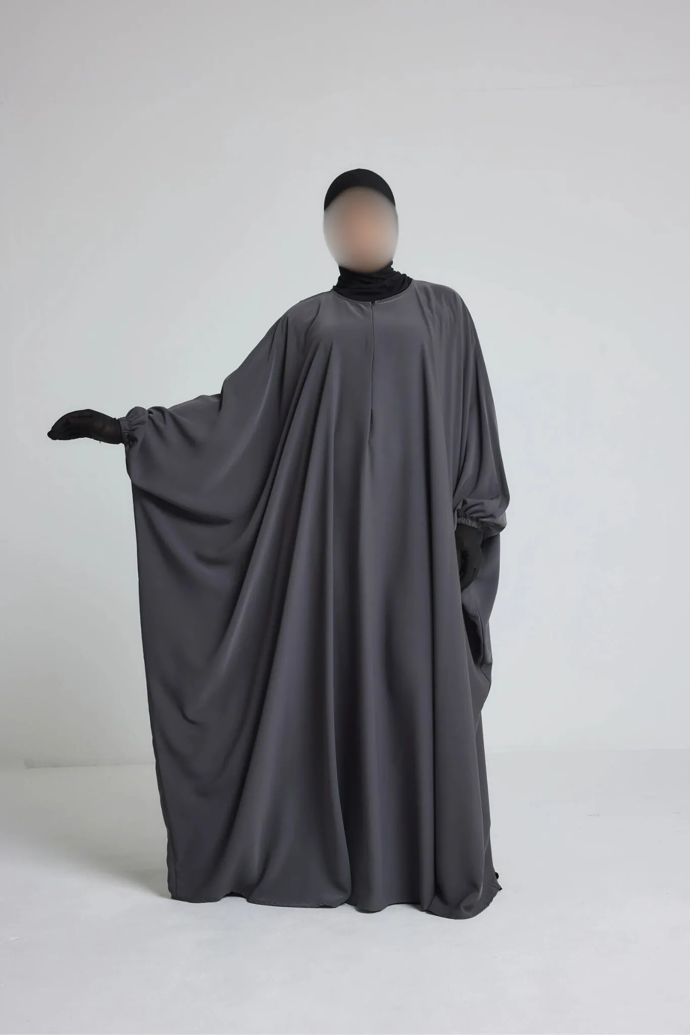 Robe Syhem avec zip - large et manche serrée - Image 17