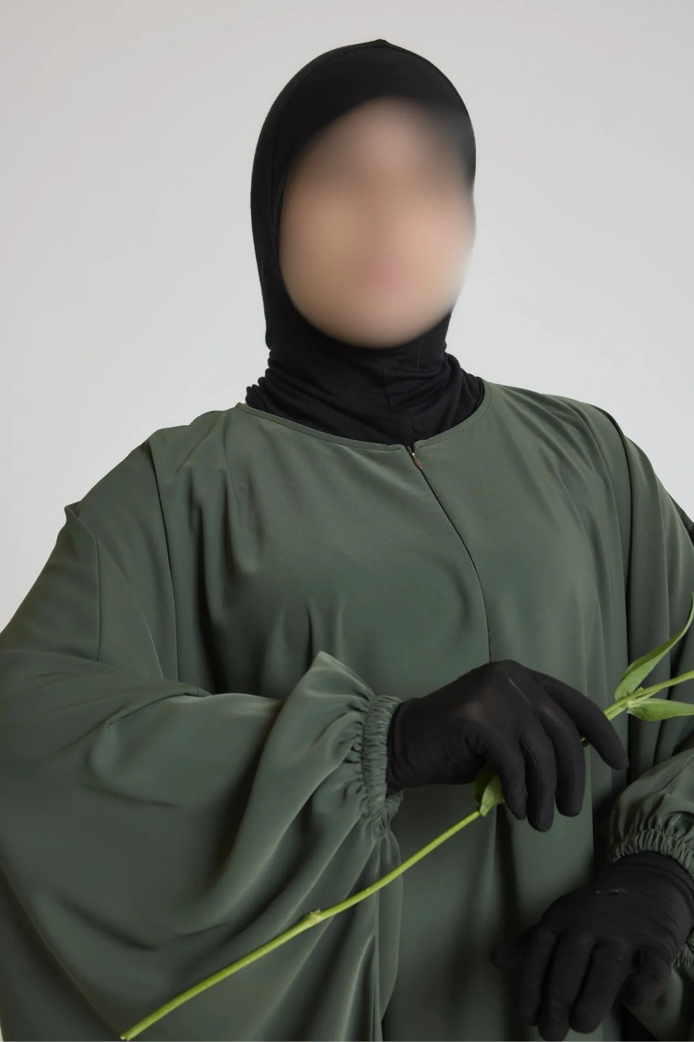 Robe Syhem avec zip - large et manche serrée - Image 23