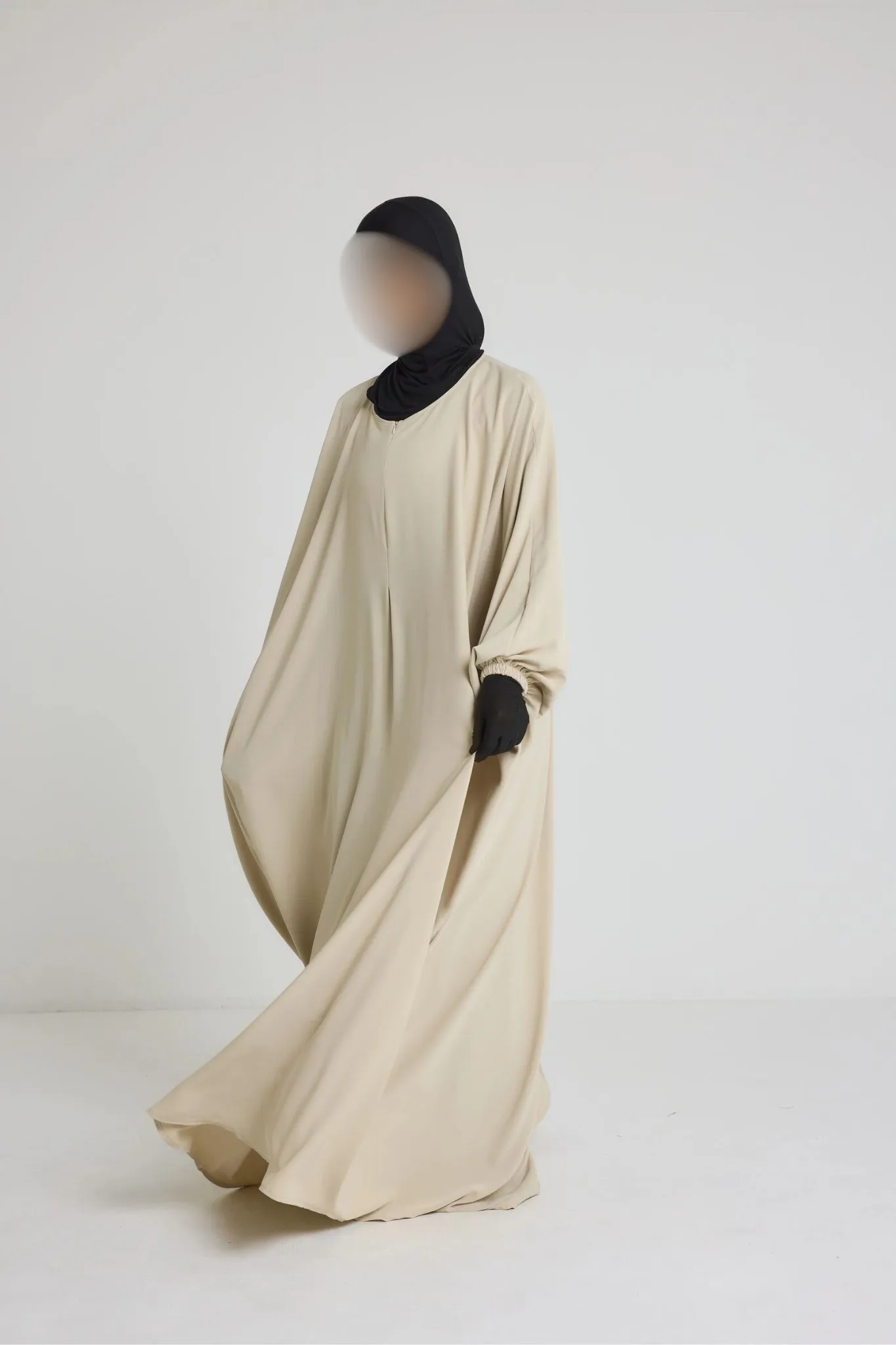 Robe Syhem avec zip - large et manche serrée - Image 6